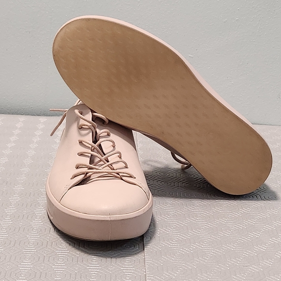 ECCO Soft8W Comfort Sneakers Women's Size 6 Pink Leather LaceUp Shoes Monochrome - Picture 8 of 13